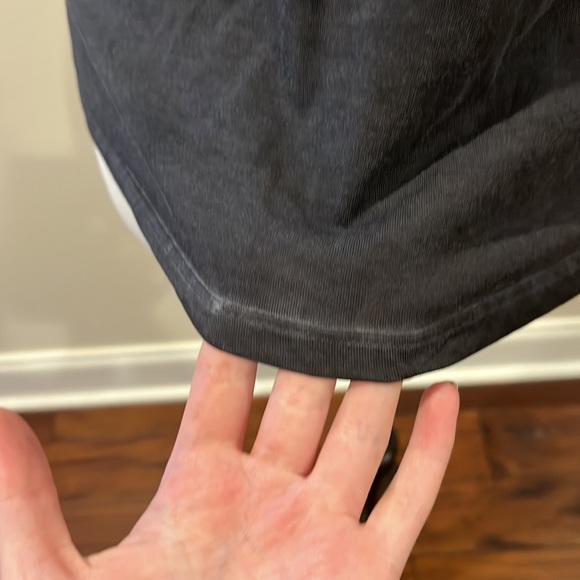 Michael Kors Faded V Neck Tee Size S in Charcoal Gray - Picture 2 of 6